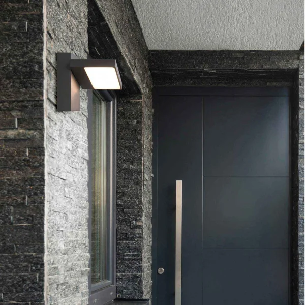 APLIQUE EXTERIOR LED 8 W 3000K ANTRACITA IP54 BROMELIA APLIQUE EXTERIOR LED 8 W 3000K ANTRACITA IP54 BROMELIA