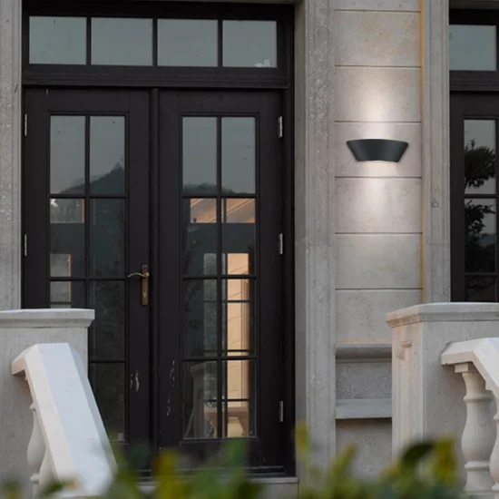 CANDEEIRO DE PAREDE COM LED EXTERIOR 2 W + 5,5 W 3000K ANTRACITE IP54 APRICOT 2