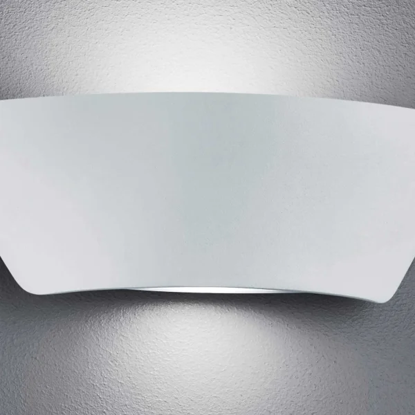 CANDEEIRO DE PAREDE EXTERIOR LED 2 W + 5,5 W 3000K BRANCO IP54 APRICOT