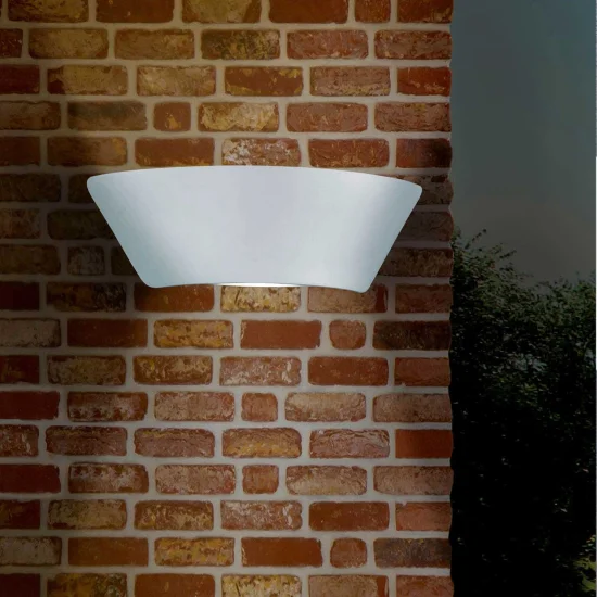CANDEEIRO DE PAREDE EXTERIOR LED 2 W + 5,5 W 3000K BRANCO IP54 APRICOT