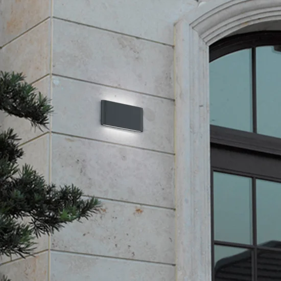 APLIQUE LED EXTERIOR TUERIS 2x4.5W 3000K ANTRACITA 2