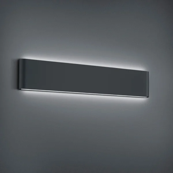 APLIQUE LED EXTERIOR TUERIS 2x8W 3000K ANTRACITA