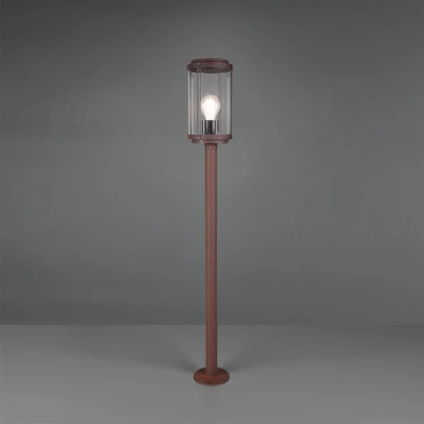 FAROL DE EXTERIOR 100 CM E27 IP44 ÓXIDO TRILLIUM