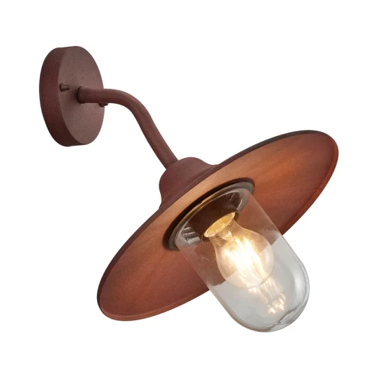 LUZ DE PAREDE EXTERIOR E27 IP44 FERRUGEM TULSI 2