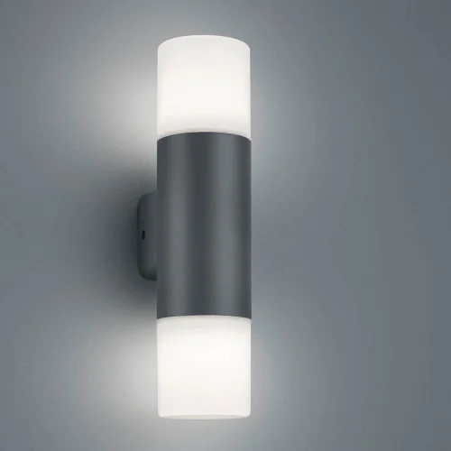 CANDEEIRO DE PAREDE EXTERIOR KIAMA 2 LUZES ANTRACITE CANDEEIRO DE PAREDE EXTERIOR KIAMA 2 LUZES ANTRACITE