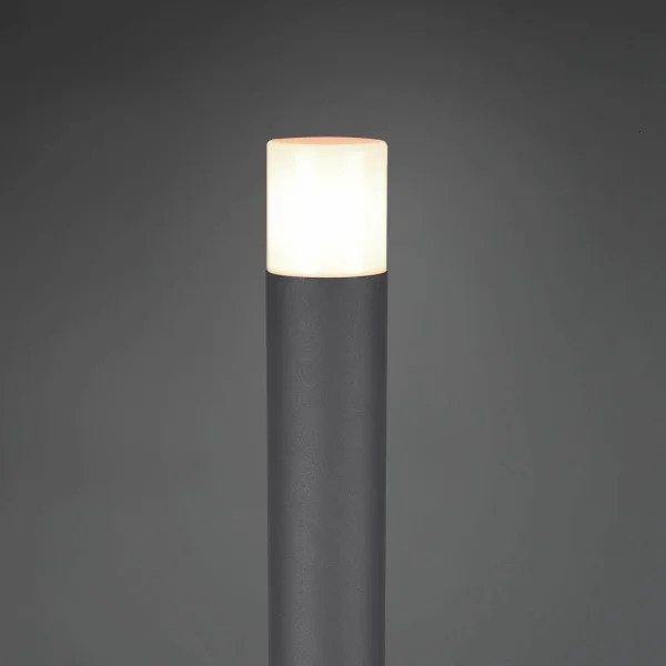 BALIZA KIAMA ANTRACITA CON TOMA DE CORRIENTE