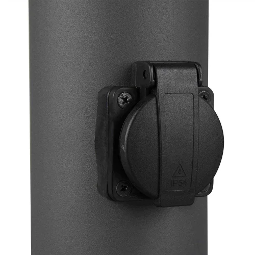 BALIZA KIAMA ANTRACITA CON TOMA DE CORRIENTE