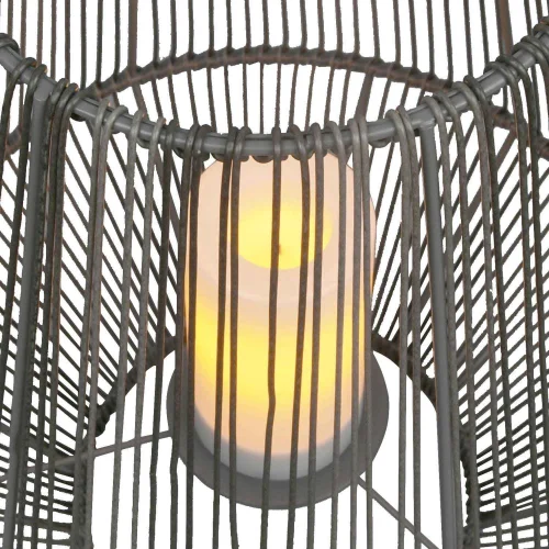 FAROL DE EXTERIOR SMD LED 2 W SOLAR 51 CM NEGRO RIVER FAROL DE EXTERIOR SMD LED 2 W SOLAR 51 CM NEGRO RIVER