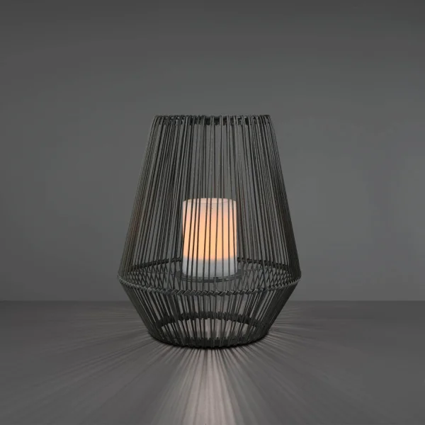 FAROL DE EXTERIOR SMD LED 2 W SOLAR 30 CM NEGRO RIVER FAROL DE EXTERIOR SMD LED 2 W SOLAR 30 CM NEGRO RIVER