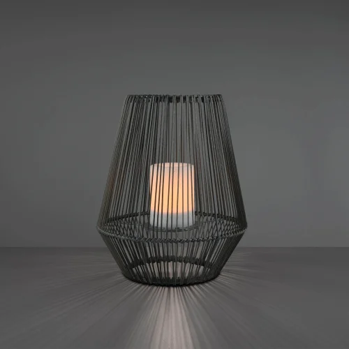 FAROL DE EXTERIOR SMD LED 2 W SOLAR 30 CM NEGRO RIVER FAROL DE EXTERIOR SMD LED 2 W SOLAR 30 CM NEGRO RIVER