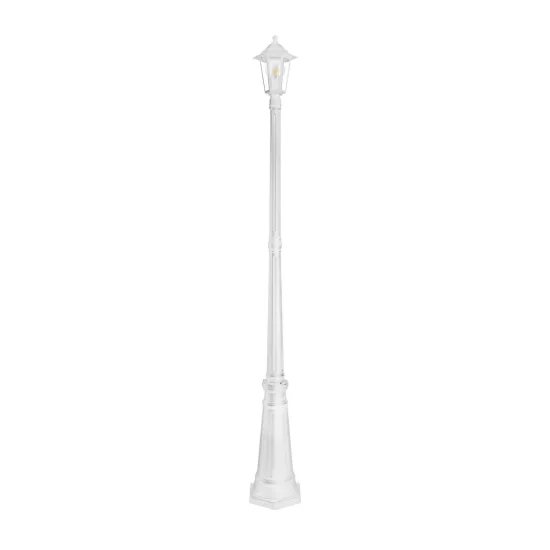 LÂMPADA HEXAGONAL BRANCO DO PÉ EXTERIOR