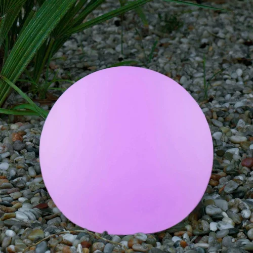 LÁMPARA EXTERIOR ESFÉRICA SOLAR BULY 40 + RGB + BATERIA RECARGABLE