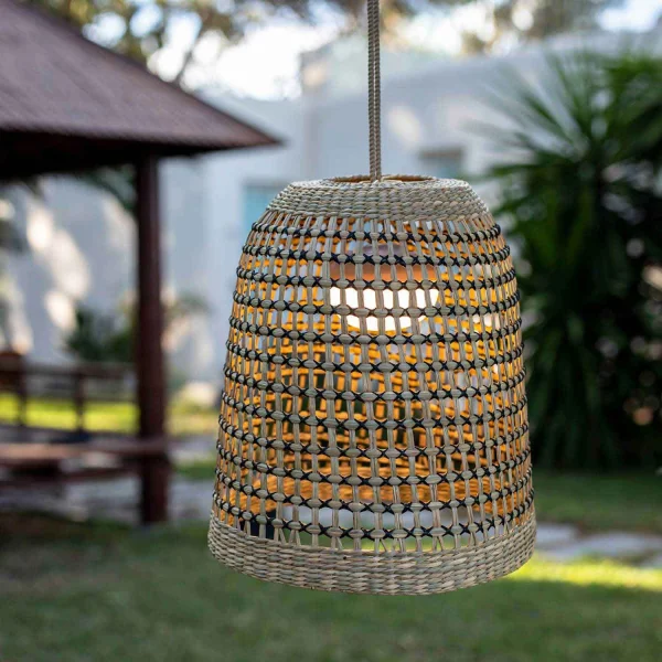 LÁMPARA COLGANTE EXTERIOR SIN CABLE POSITANO 35 BATTERY HANG