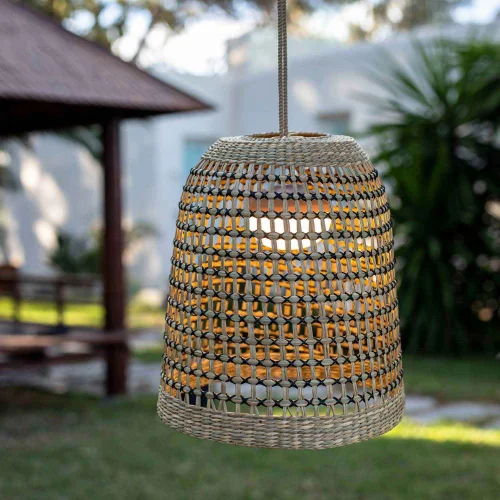 LÁMPARA COLGANTE EXTERIOR SIN CABLE POSITANO 35 BATTERY HANG