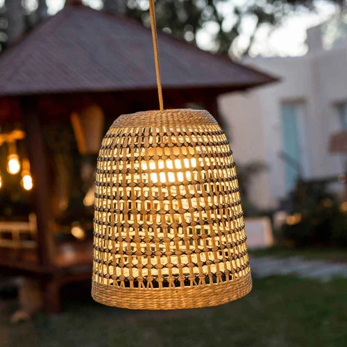 LÁMPARA COLGANTE EXTERIOR SIN CABLE POSITANO 35 BATTERY HANG