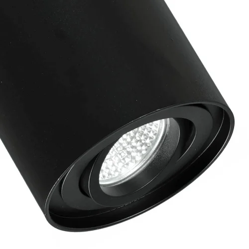 FOCO DE SUPERFICIE BASCULANTE NEGRO GU10 REDONDO