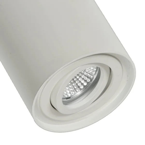 FOCO DE SUPERFICIE BASCULANTE BLANCO GU10 BLANCO