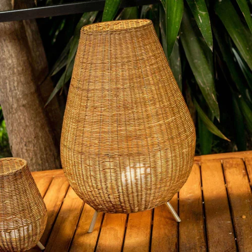 LÁMPARA DE PIE EXTERIOR SIN CABLE PORTÁTIL SAONA 70 BATERÍA RECARGABLE