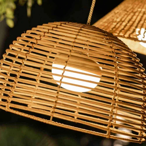 LÂMPADA PORTÁTIL 9W RECARREGÁVEL BEGE CHERRY