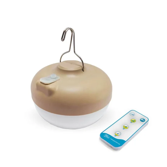 LÂMPADA PORTÁTIL 9W RECARREGÁVEL BEGE CHERRY