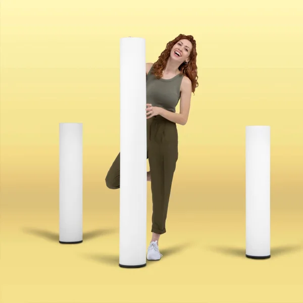 LÂMPADA DE PISO EXTERIOR FITY 100 CABO LUZ FRIA