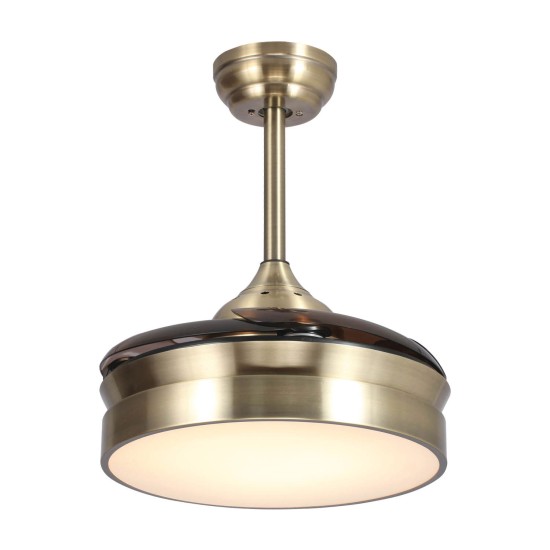 VENTILADOR DE TECTO LED RICHMOND COURO DOBRÁVEIS REGULÁVEIS 2