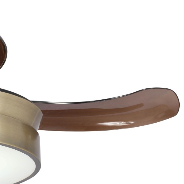 VENTILADOR DE TECTO LED RICHMOND COURO DOBRÁVEIS REGULÁVEIS