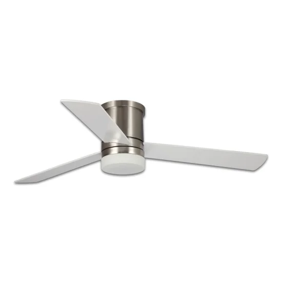 VENTILADOR DE TECTO 18 W REGULÁVEL NICKEL SATIN NAYSA