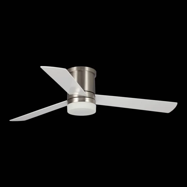 VENTILADOR DE TECTO 18 W REGULÁVEL NICKEL SATIN NAYSA