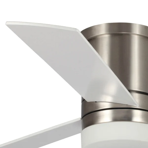 VENTILADOR DE TECTO 18 W REGULÁVEL NICKEL SATIN NAYSA