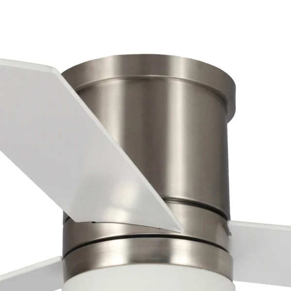 VENTILADOR DE TECTO 18 W REGULÁVEL NICKEL SATIN NAYSA