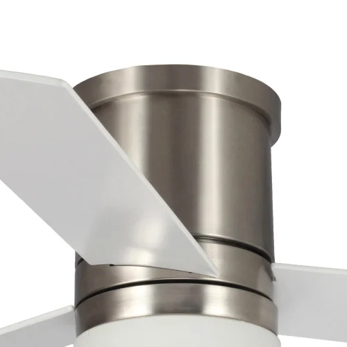 VENTILADOR DE TECTO 18 W REGULÁVEL NICKEL SATIN NAYSA