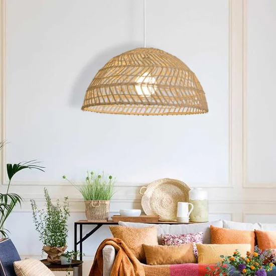 LÂMPADA DE TECTO DE ROTIM GRANDE E27 WIKOLIA