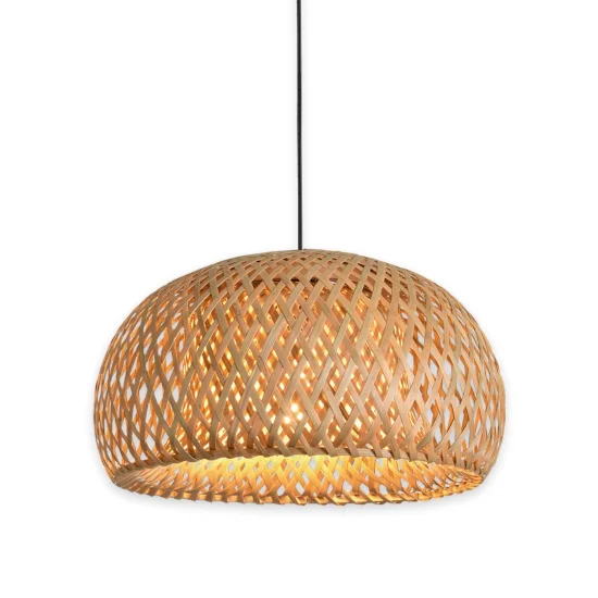 LÁMPARA DE TECHO BAMBÚ PEQUEÑA E27 KAWENA 2