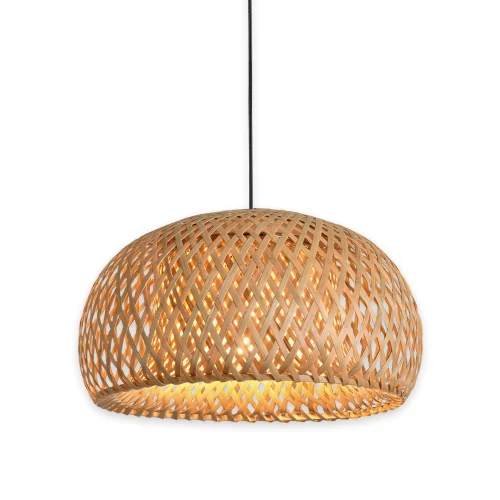 LÁMPARA DE TECHO BAMBÚ PEQUEÑA E27 KAWENA