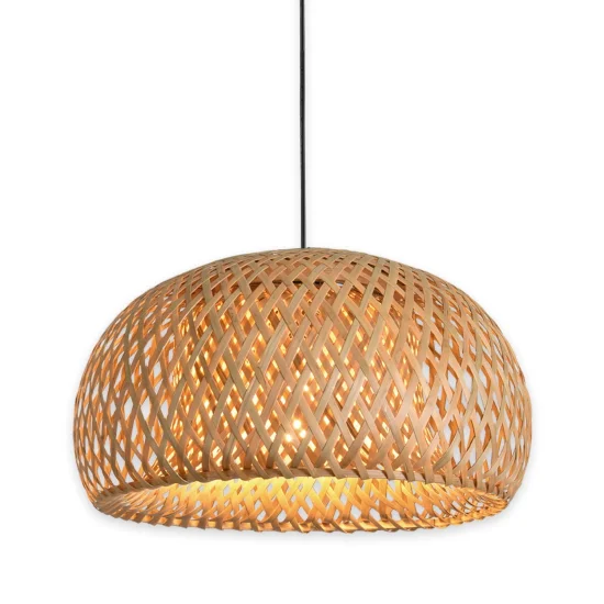 LÁMPARA DE TECHO BAMBÚ GRANDE E27 KAWENA 2
