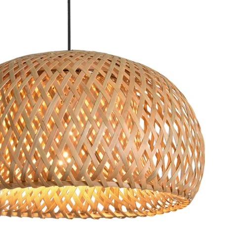 LÁMPARA DE TECHO BAMBÚ GRANDE E27 KAWENA