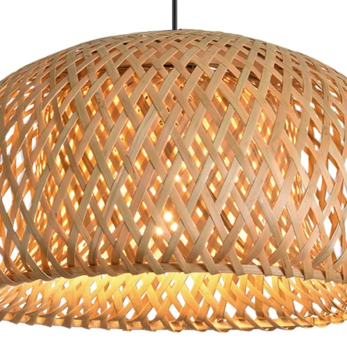 LÁMPARA DE TECHO BAMBÚ GRANDE E27 KAWENA