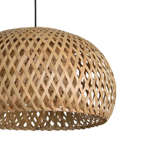LÁMPARA DE TECHO BAMBÚ GRANDE E27 KAWENA