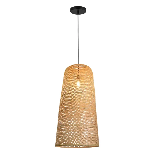 LÁMPARA DE TECHO BAMBÚ MEDIANA E27 MOANA