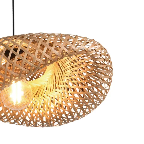 LÁMPARA DE TECHO BAMBÚ PEQUEÑA E27 KALENA