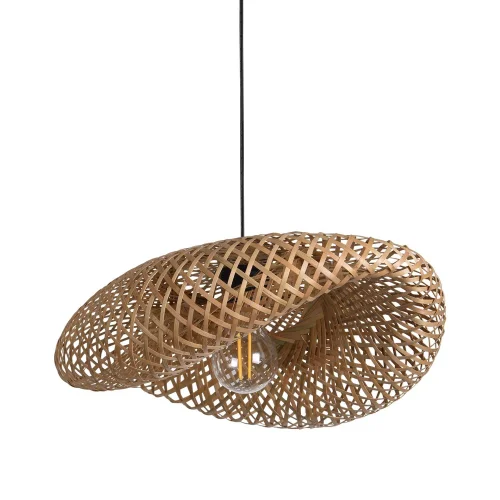 LÁMPARA DE TECHO BAMBÚ PEQUEÑA E27 KALENA