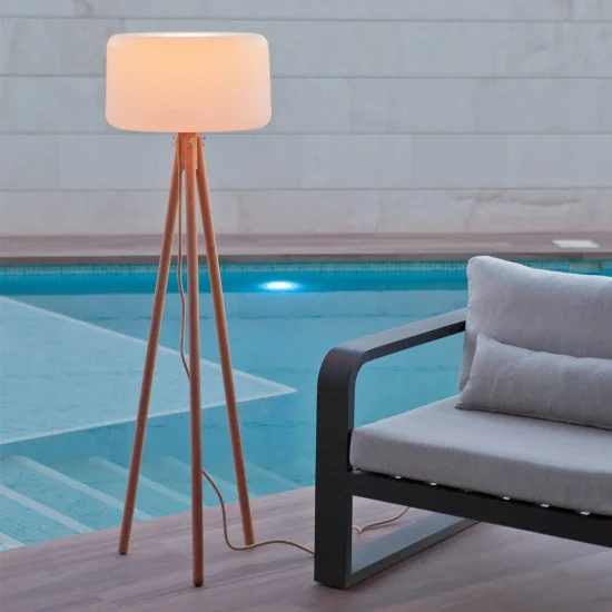 LÁMPARA DE PIE EXTERIOR & INTERIOR CHLOE 140 CM IP65