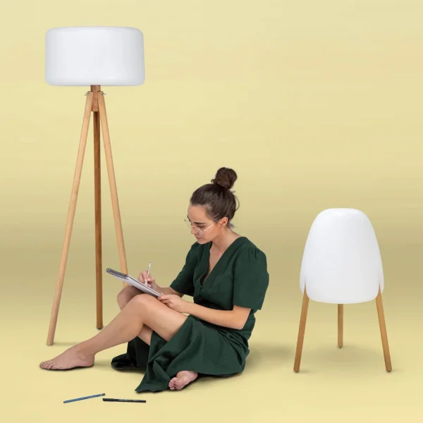 LÁMPARA DE PIE EXTERIOR & INTERIOR CHLOE 140 CM IP65