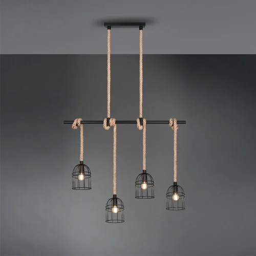 CANDEEIRO DE TECTO 4 LUZES E14 150 CM NAKIA CANDEEIRO DE TECTO 4 LUZES E14 150 CM NAKIA