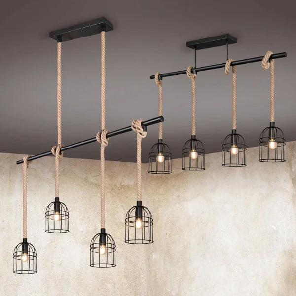 CANDEEIRO DE TECTO 4 LUZES E14 150 CM NAKIA CANDEEIRO DE TECTO 4 LUZES E14 150 CM NAKIA