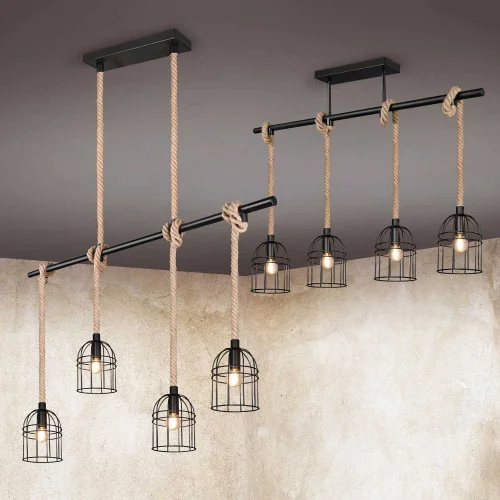 CANDEEIRO DE TECTO 4 LUZES E14 150 CM NAKIA CANDEEIRO DE TECTO 4 LUZES E14 150 CM NAKIA