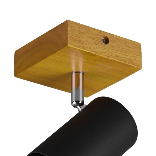 HOLOFOTE 1 LUZ CASTANHO CLARO PRETO