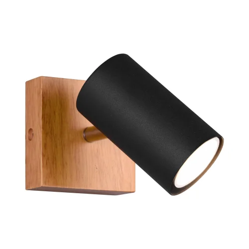 HOLOFOTE 1 LUZ CASTANHO CLARO PRETO