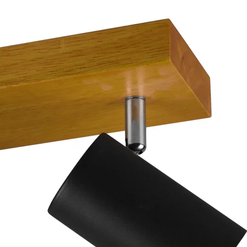 HOLOFOTES GRAFTON 2 LUZES CASTANHO CLARO PRETO